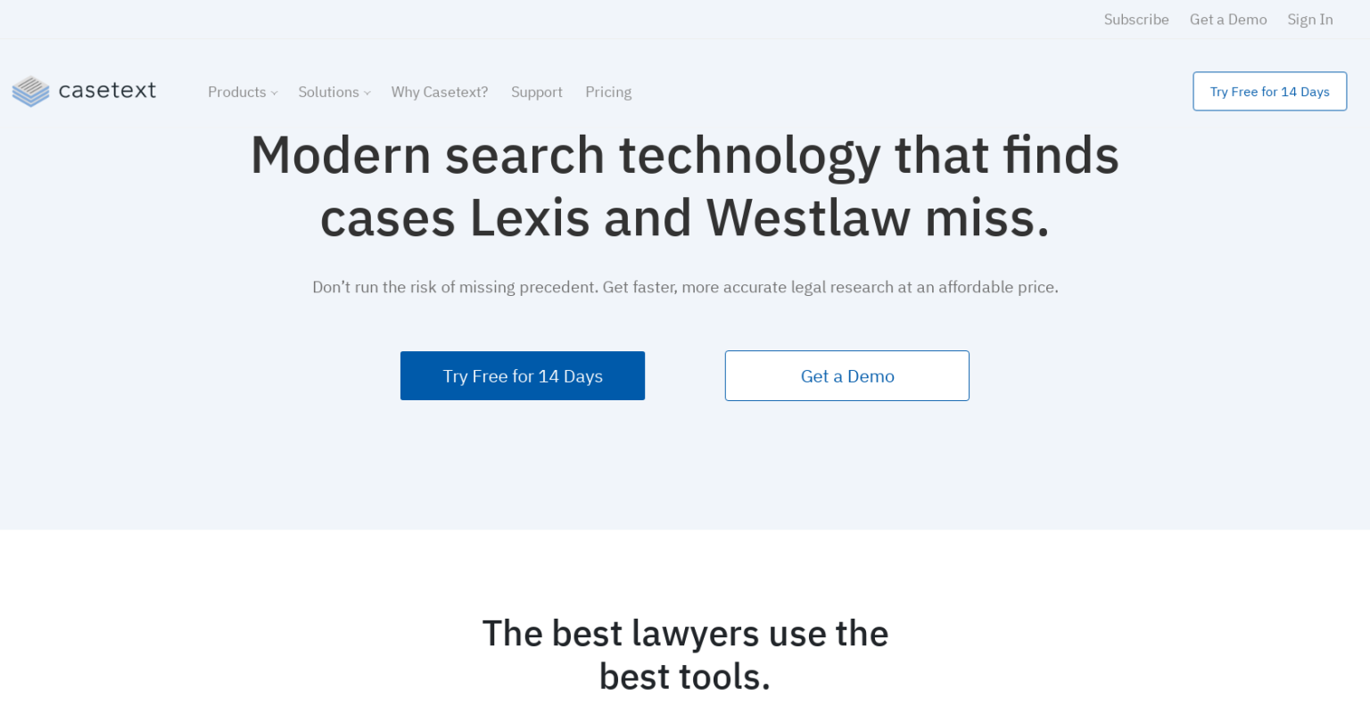 Casetext: Review, Get Free, Alternatives, Pricing