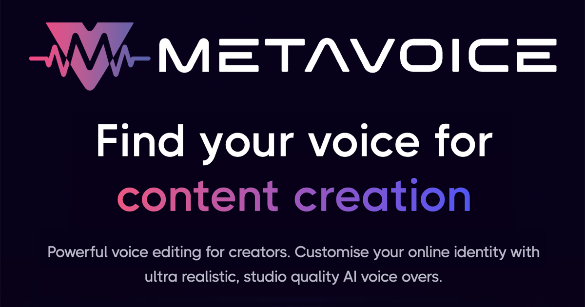 MetaVoice Studio