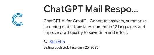 ChatGPT Mail Responder