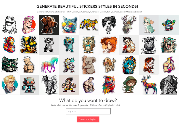 Sticker Prompt Generator