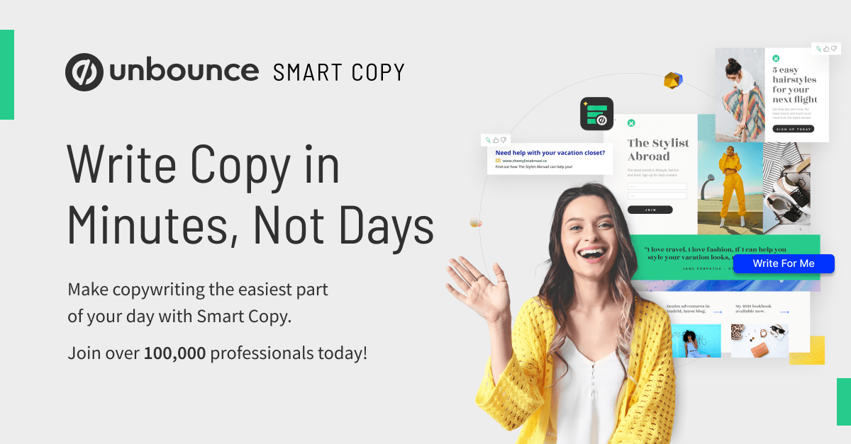 Unbounce Smart Copy