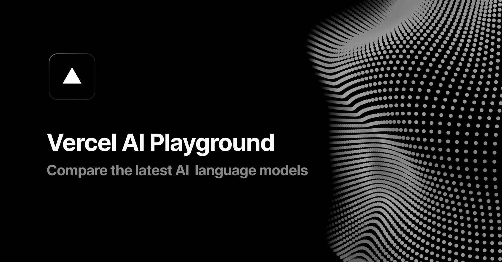 Vercel AI Playground