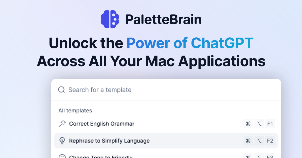 PaletteBrain