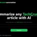 TechCrunch Summary