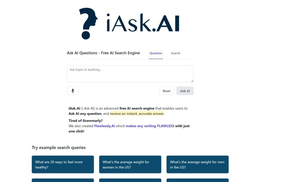 IAsk.AI: Review, Get Free, Alternatives, Pricing