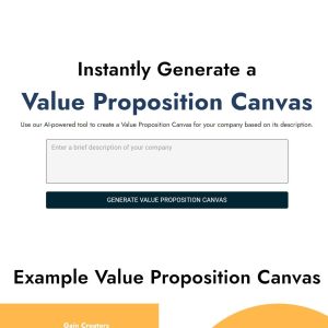 Value Prop Canvas