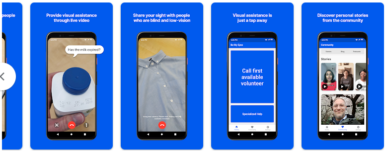 Be My Eyes app for Android