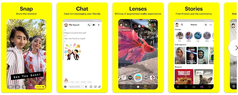 Snapchat app for Android